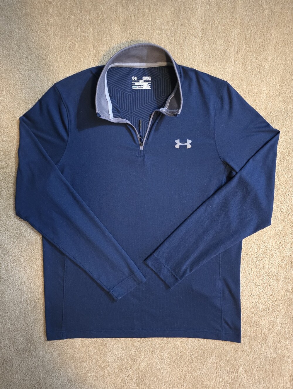Under Armour Men’s Navy Quarter-Zip Pullover